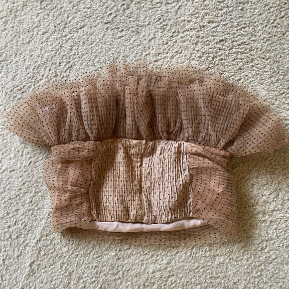 NWT Zara tulle bandeau size M (blogger favorite!) - Picture 3 of 8